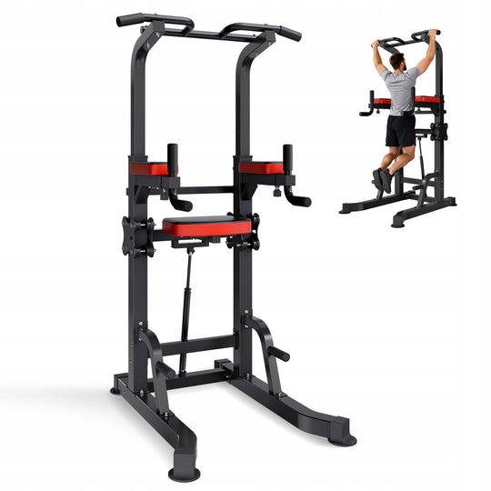 PROFESSIONAL PULL-UP BAR VEVOR 150KG DIP STATION ADJUSTABLE
