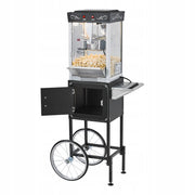 VEVOR 8 OZ 800W PROFESSIONAL POPCORN MACHINE WITH CART BLACK