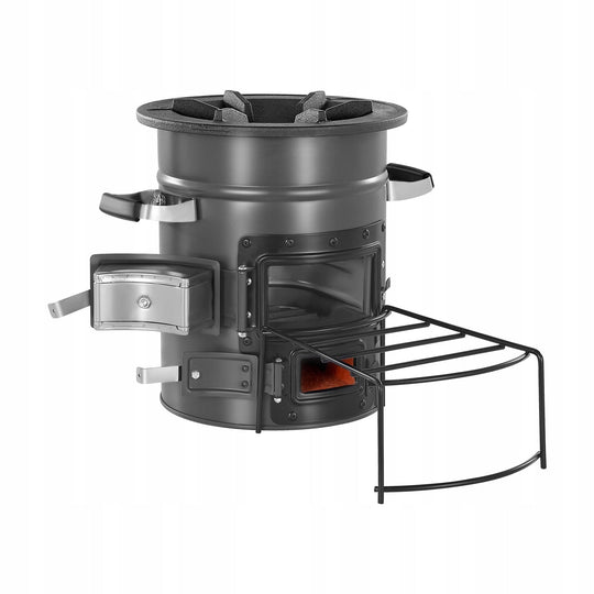 VEVOR PROFESSIONAL WOOD-BURNING ROCKET STOVE WITH CARRY BAG PORTABLE GRILL