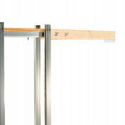 PROFESSIONAL VEVOR 765X2035 MM 5-PANEL WHITE SLIDING DOOR KIT