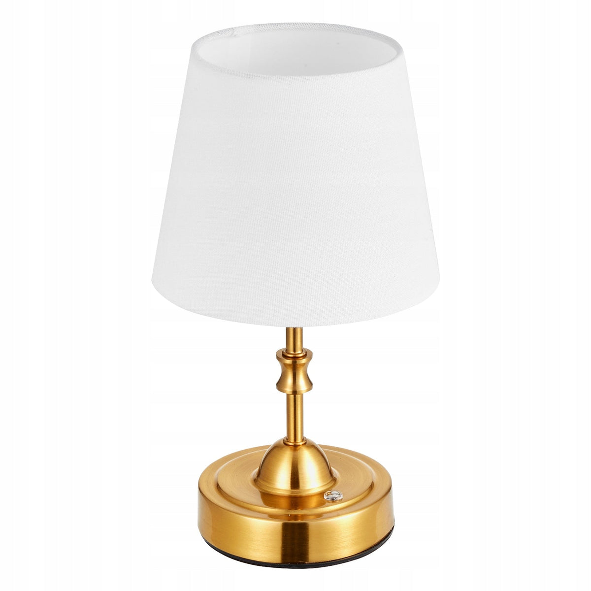 VEVOR CORDLESS TABLE LAMP WITH FABRIC SHADE 3 BRIGHTNESS LEVELS