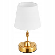 VEVOR CORDLESS TABLE LAMP WITH FABRIC SHADE 3 BRIGHTNESS LEVELS