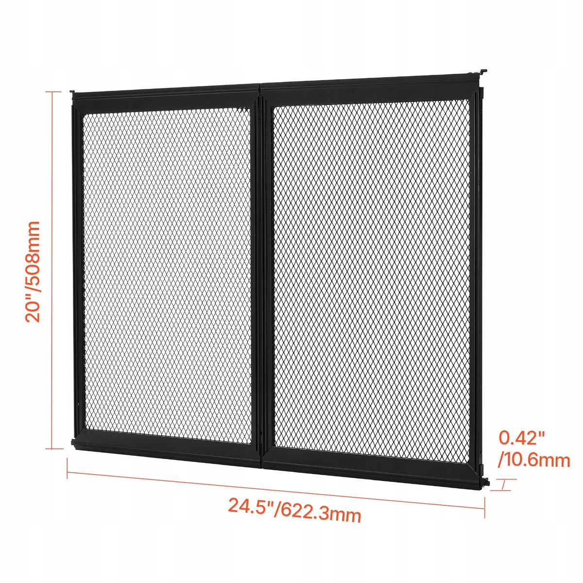 VEVOR CARAVAN DOOR MOSQUITO NET 622X508 MM ALUMINIUM