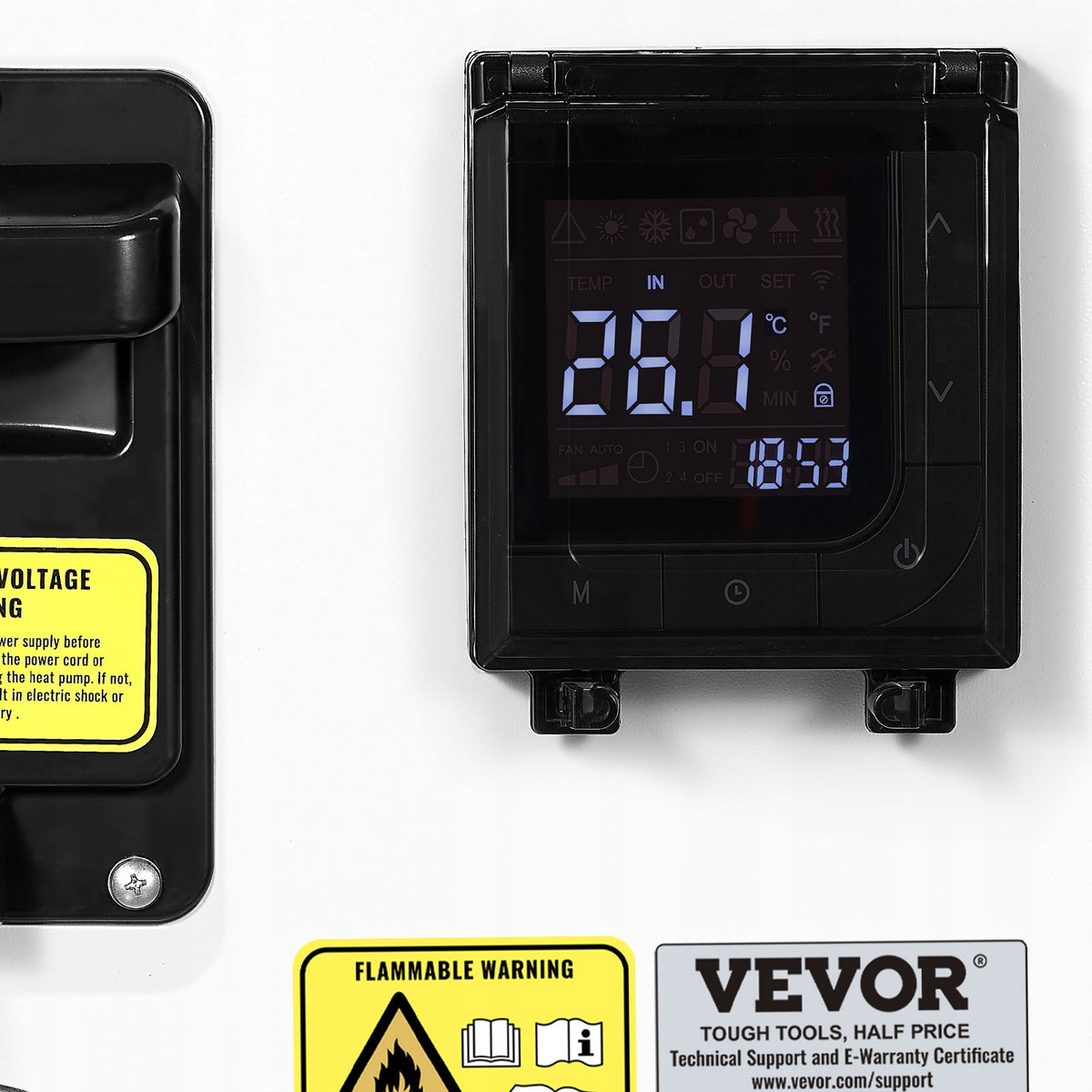 VEVOR ELECTRIC SWIMMING POOL HEAT PUMP 3.22-15.25KW POWERFUL