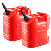 VEVOR 2X19L FUEL CANS WITH SPOUT STRONG LEAKPROOF HDPE