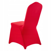 VEVOR CHAIR COVERS 50 PCS WASHABLE ELASTIC RED FOR PARTIES