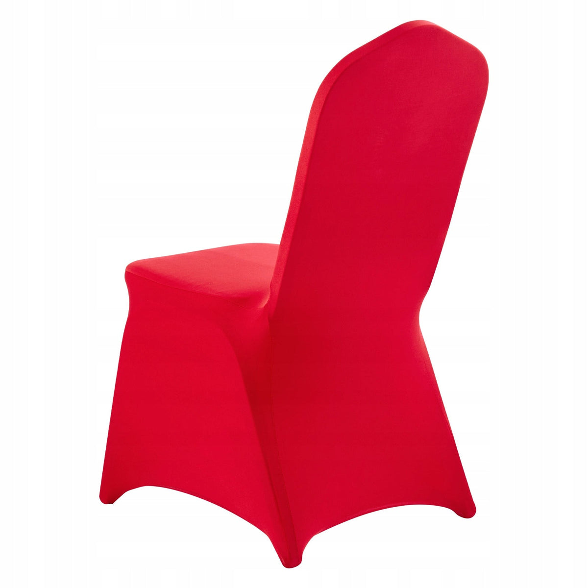 VEVOR CHAIR COVERS 50 PCS WASHABLE ELASTIC RED FOR PARTIES