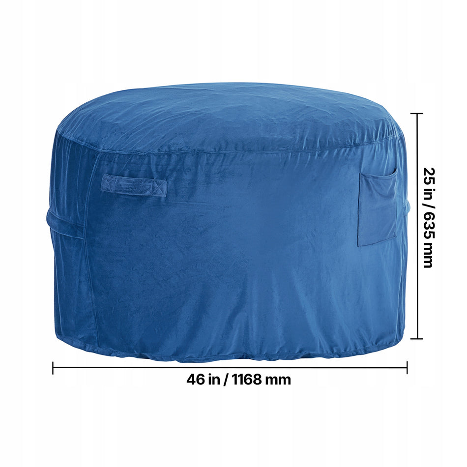 VEVOR ROUND BEAN BAG CHAIR PREMIUM 1168X1168X635 MM WITH REMOVABLE
