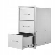 VEVOR PROFESSIONAL STAINLESS STEEL KITCHEN CABINET 3 DRAWERS