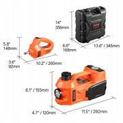 VEVOR 5T ELECTRIC CAR JACK WITH PUMP AND IMPACT WRENCH LED