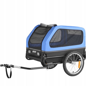 BICYCLE TRAILER FOR DOG VEVOR UP TO 40 KG FOLDABLE FRAME STRONG WHEELS