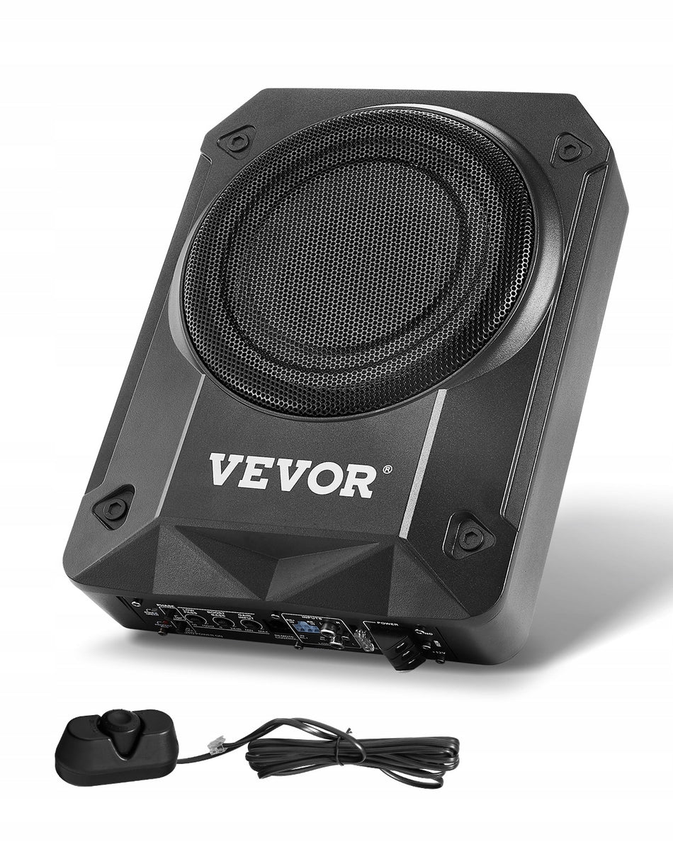 VEVOR 8 Inch Under Seat Car Subwoofer 800W Slim Powerful Bass