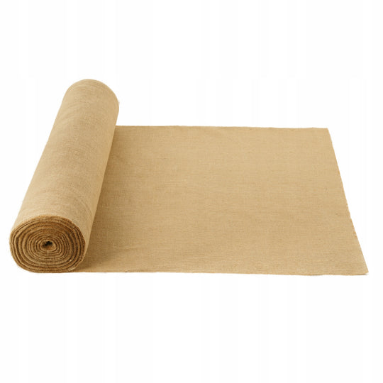 VEVOR JUTE FABRIC ROLL 40X75FT 50X50 DENSITY NATURAL SOLID