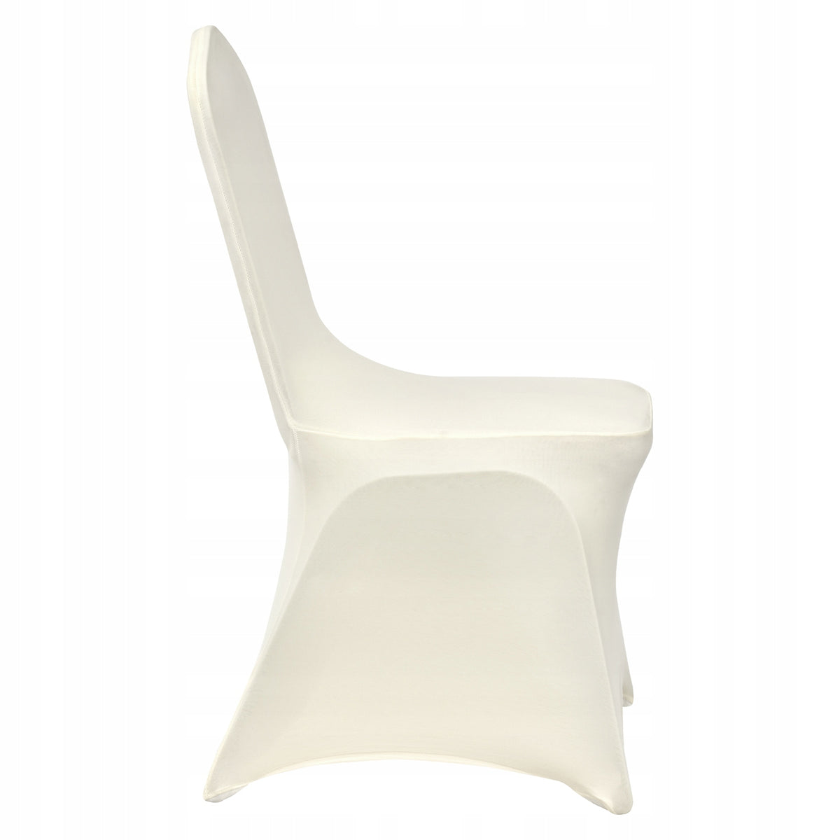 VEVOR 50 PCS FOLDING CHAIR COVERS ELASTIC SPANDEX COLOR BONE