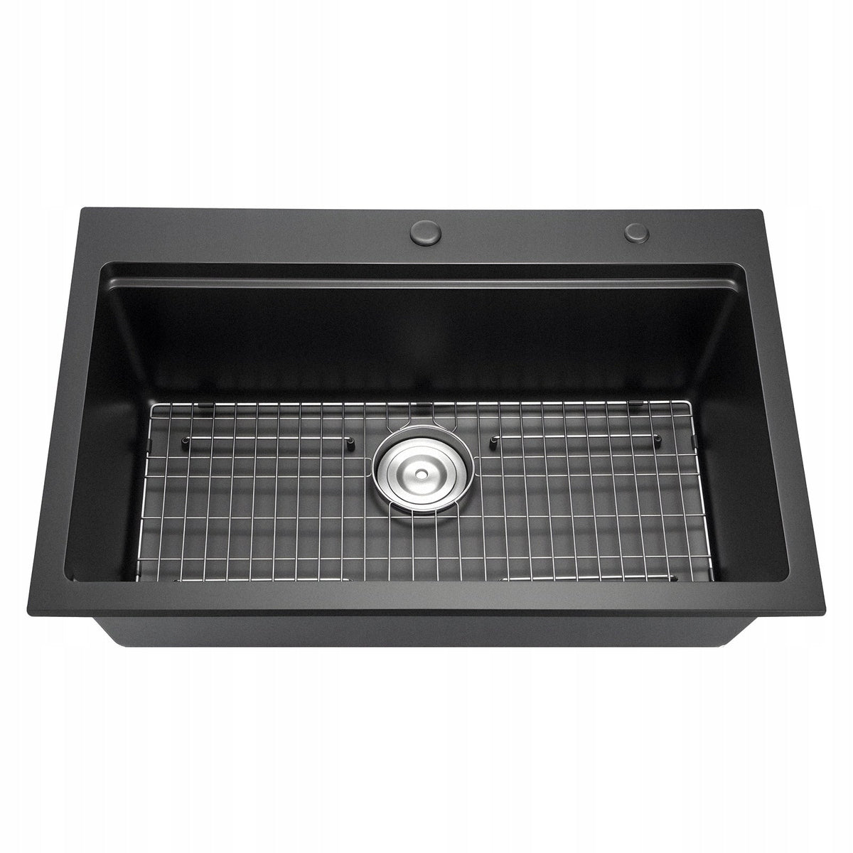 VEVOR 84x56x25 CM PREMIUM BLACK GRANITE KITCHEN SINK COUNTERTOP MOUNT