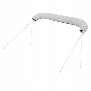 VEVOR BIMINI TOP REPLACEMENT BOAT COVER 4 BOW 600D WATERPROOF GREY