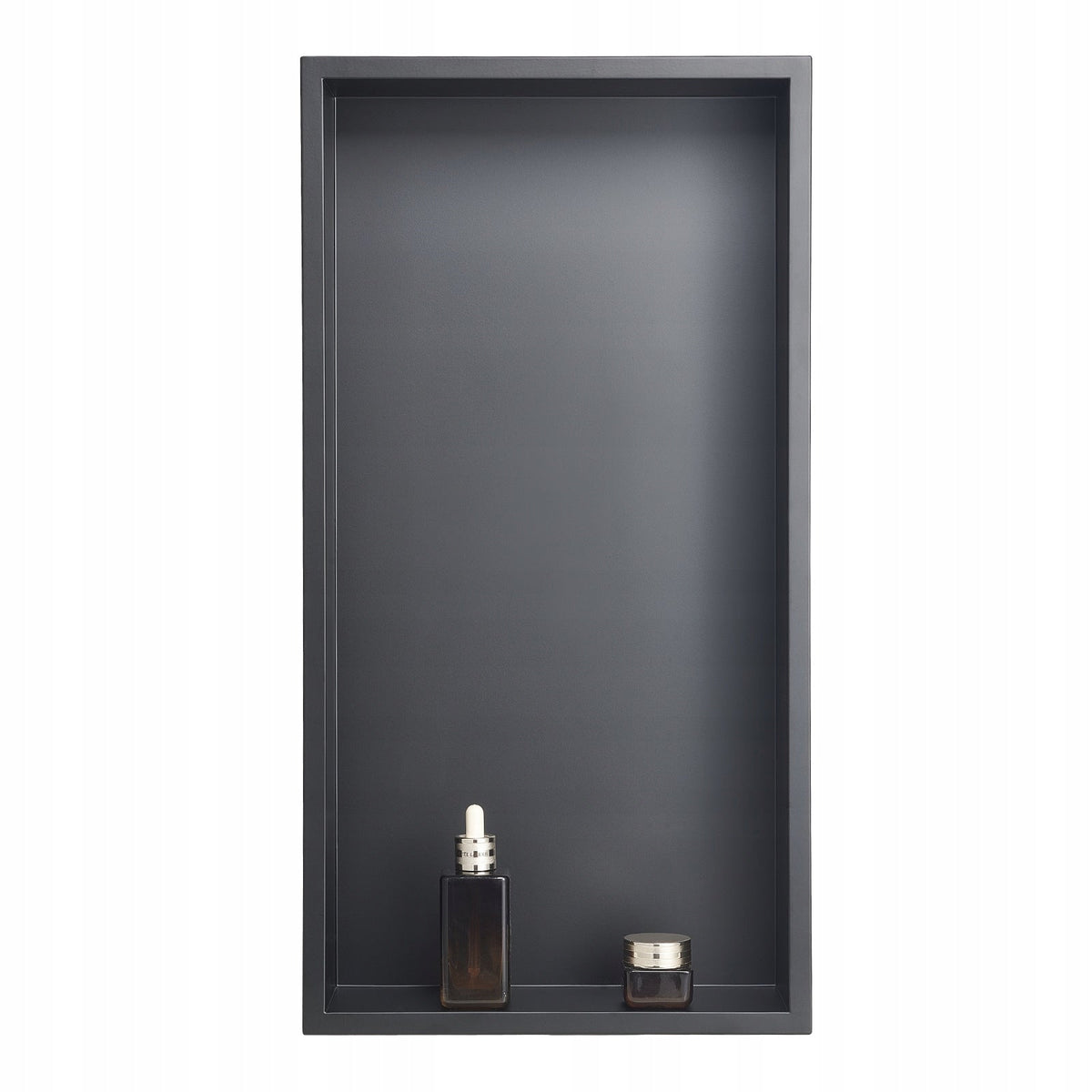 VEVOR SHOWER NICHE 10X33X63 CM STAINLESS STEEL WATERPROOF BLACK