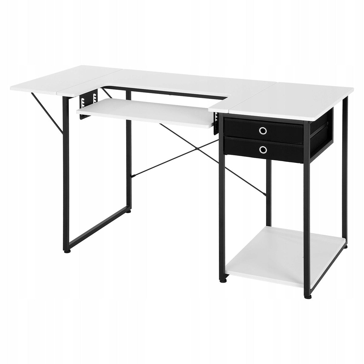 VEVOR PROFESSIONAL SEWING TABLE FOLDING TOP DRAWERS ADJUSTABLE
