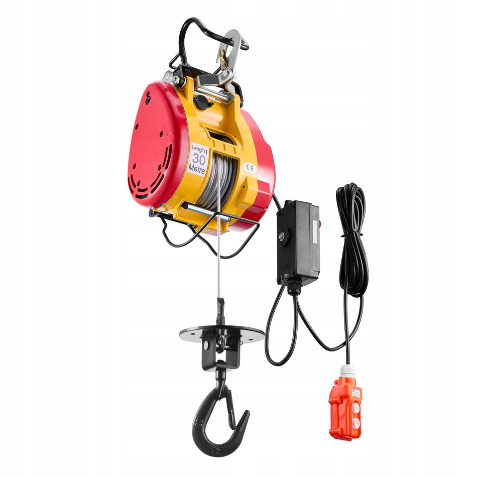 PREMIUM VEVOR 2-IN-1 ELECTRIC HOIST 500 KG LIFT WITH REMOTE CONTROL
