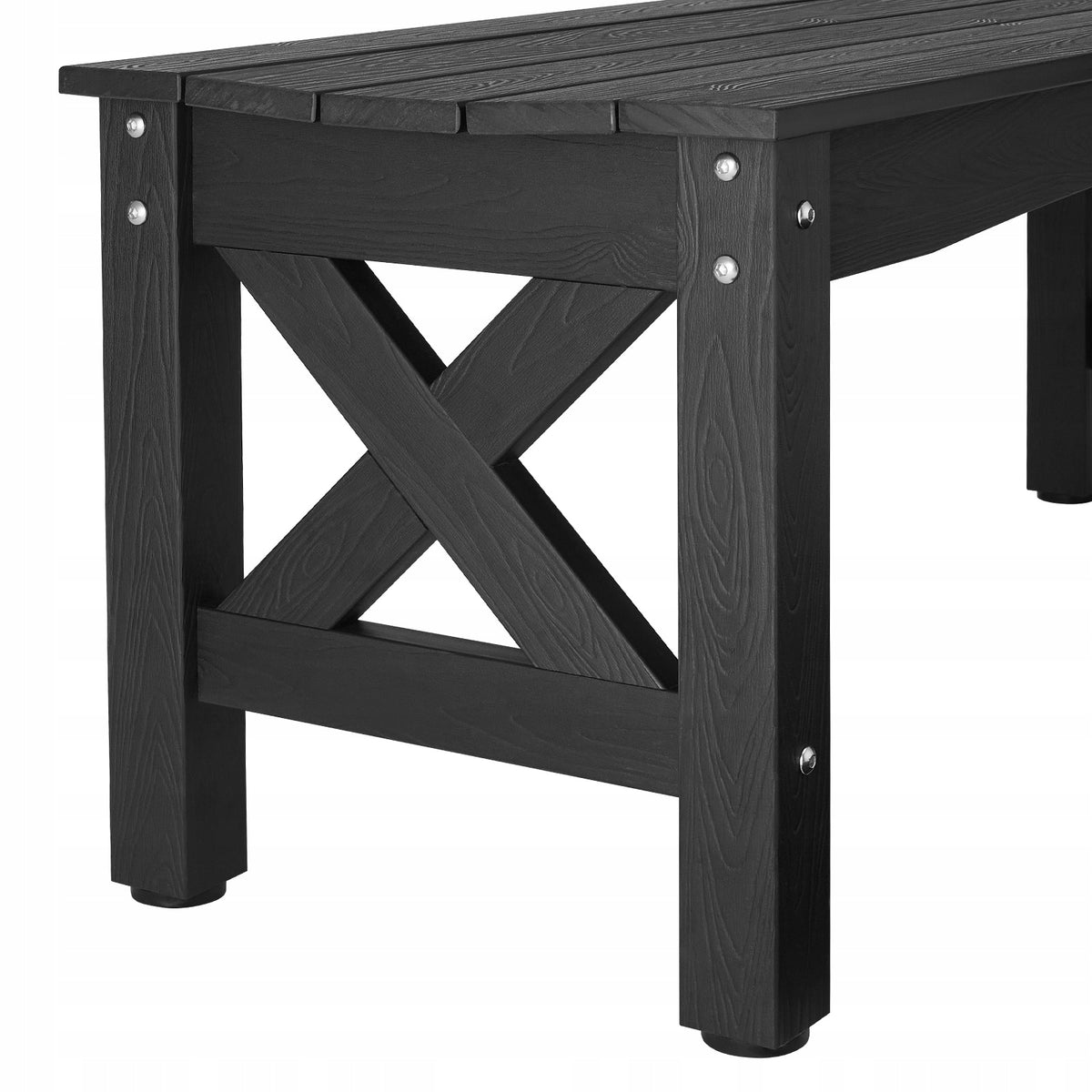 VEVOR GARDEN BENCH 113 CM LOAD CAPACITY 272 KG WEATHER RESISTANT