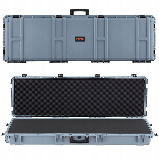 VEVOR HARD LONG GUN CASE WITH WHEELS IP67 WATERPROOF TSA LOCK