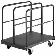 VEVOR 816 KG DOLLY CART 2-IN-1 TRANSPORT TROLLEY WITH SWIVEL CASTERS HEAVY DUTY