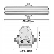 AUTOMATIC DOOR CLOSER VEVOR HYDRAULIC 120KG STRONG SOLID SILVER