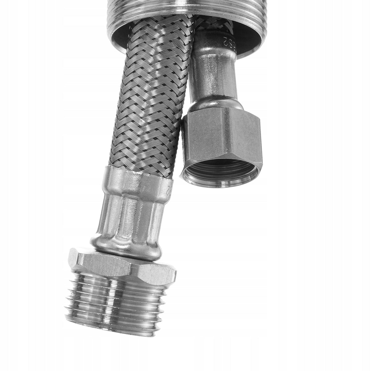 VEVOR ROMAN TUB FAUCET 3-HOLE WITH HAND SHOWER BRUSHED STAINLESS
