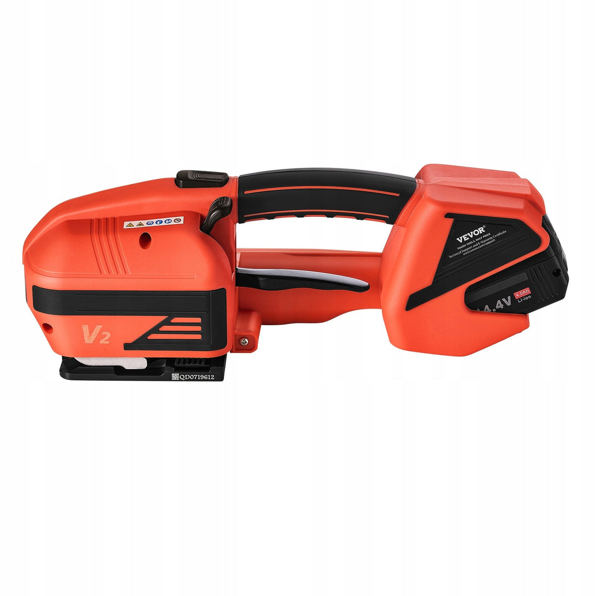 VEVOR BATTERY-POWERED STRAPPING TOOL 2X4000MAH DIGITAL PANEL