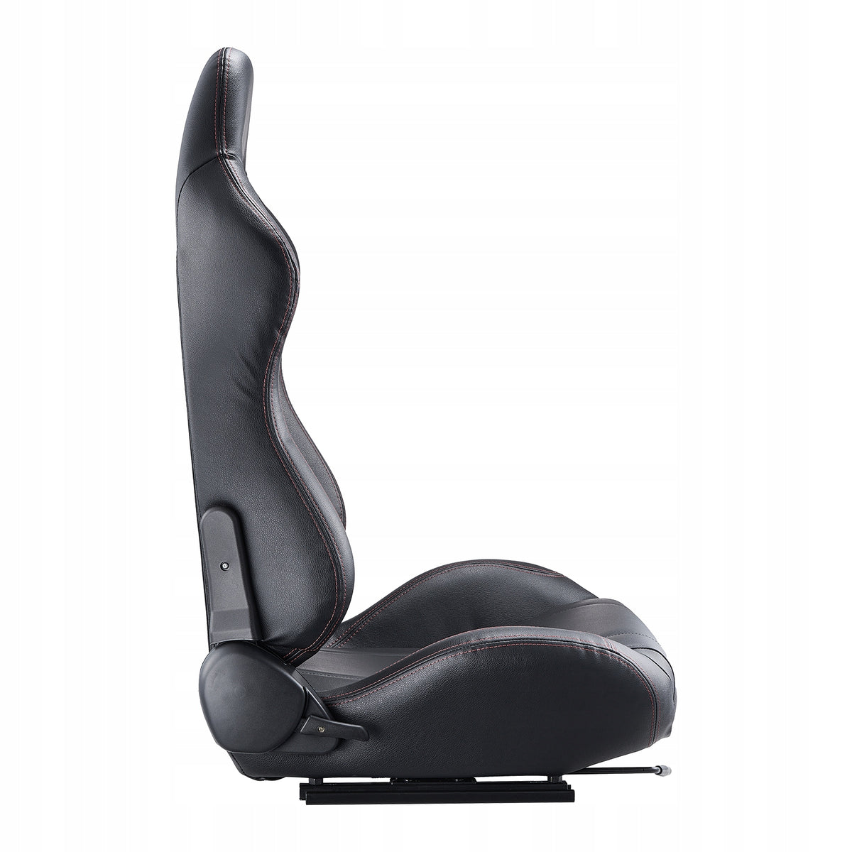 VEVOR RACING CHAIR 2PCS ADJUSTABLE COCKPIT PVC LEATHER STRONG COMFORT