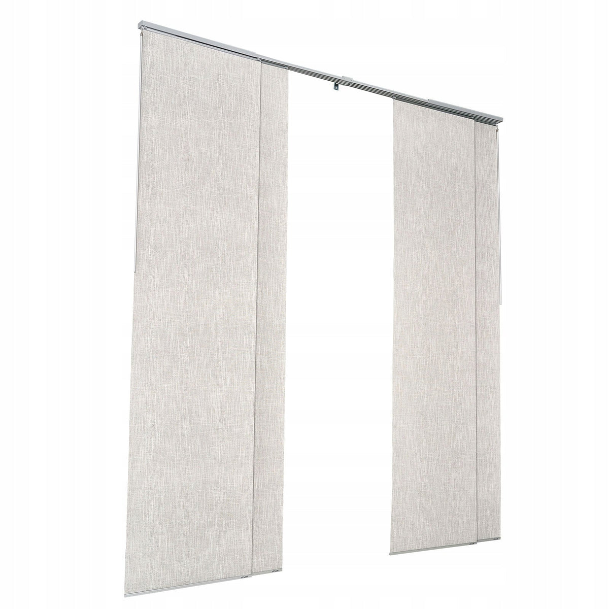 VEVOR BLACKOUT CURTAINS EXTENDABLE TRACK 116-218 CM 4 PREMIUM PANELS