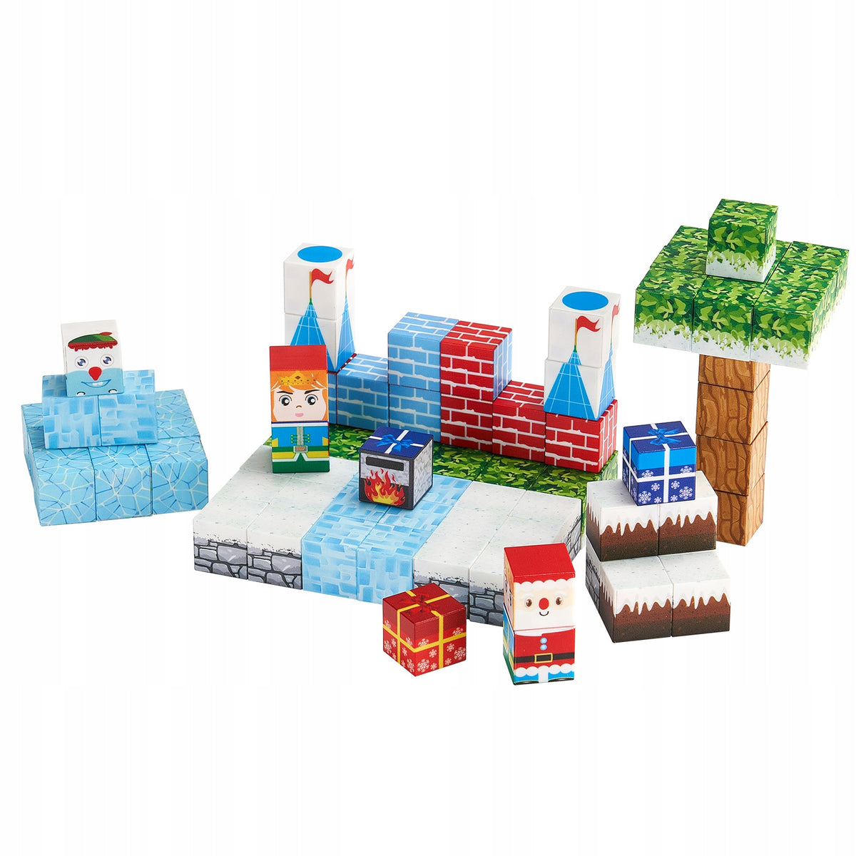 PREMIUM MAGNETIC BLOCKS VEVOR 150 PIECES GLACIER CASTLE SET FOR