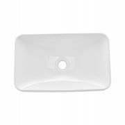 VEVOR PROFESSIONAL SEMI-RECESSED RECTANGULAR SINK 490X305 MM WHITE