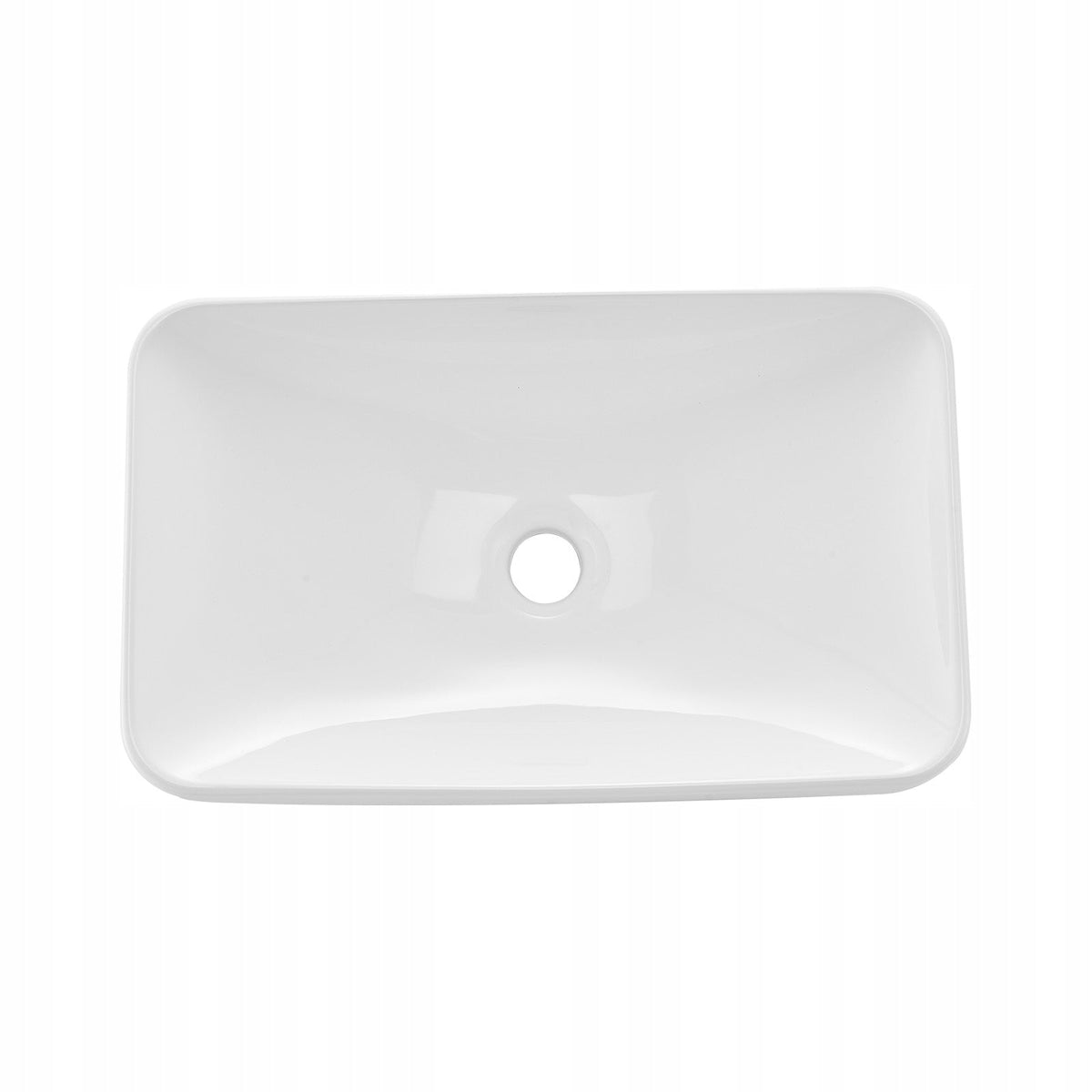 VEVOR PROFESSIONAL SEMI-RECESSED RECTANGULAR SINK 490X305 MM WHITE
