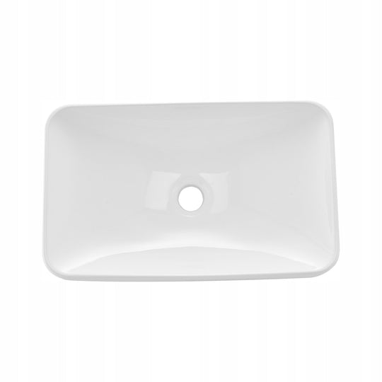 VEVOR PROFESSIONAL SEMI-RECESSED RECTANGULAR SINK 490X305 MM WHITE