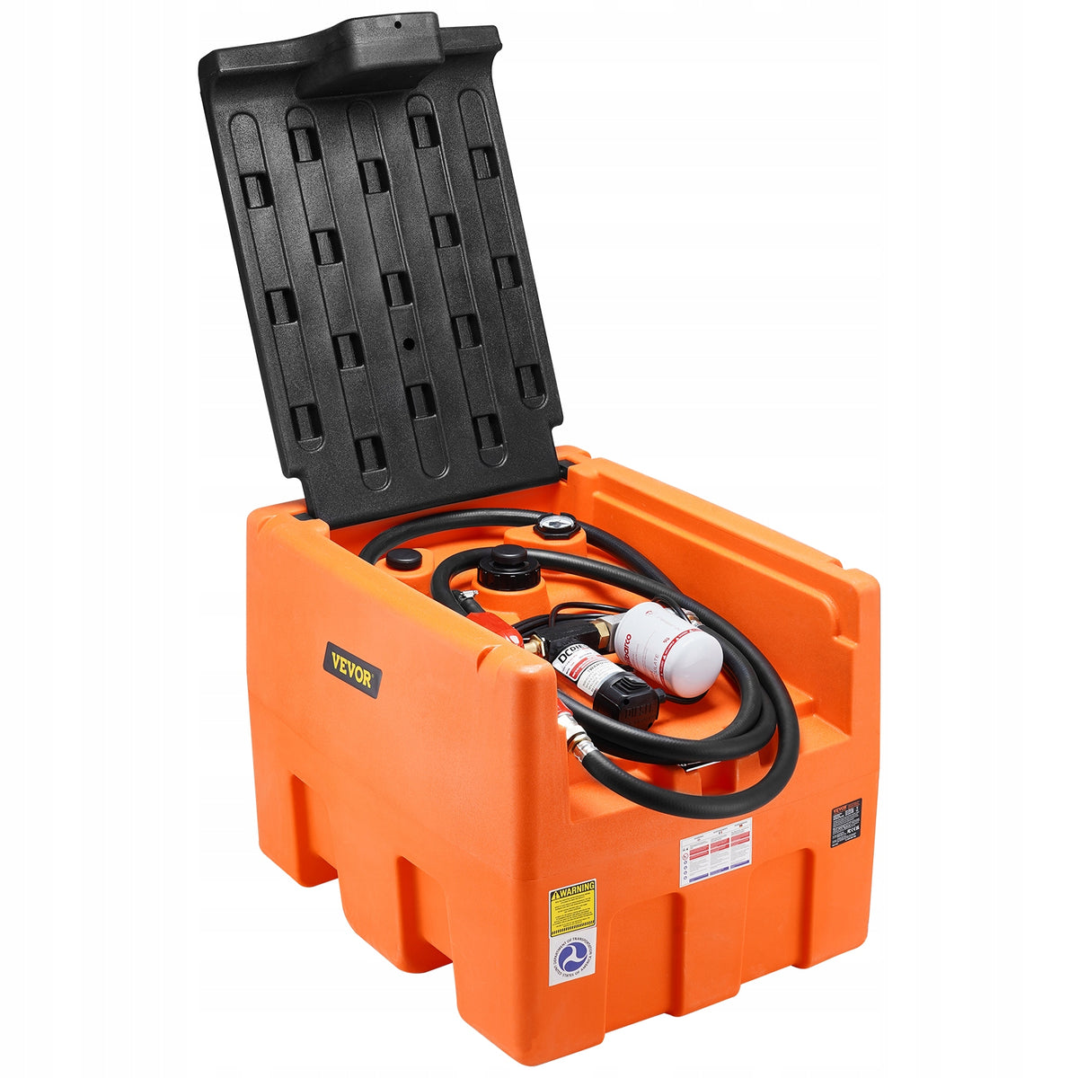 VEVOR 48 GALLON 12V PREMIUM PUMP HEAVY DUTY PORTABLE DIESEL FUEL TANK