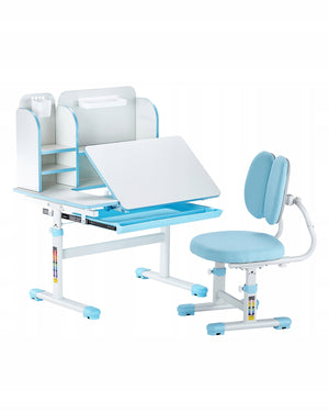 VEVOR CHILDREN'S DESK AND CHAIR, HEIGHT ADJUSTABLE 54-73 CM, STRONG, SOLID