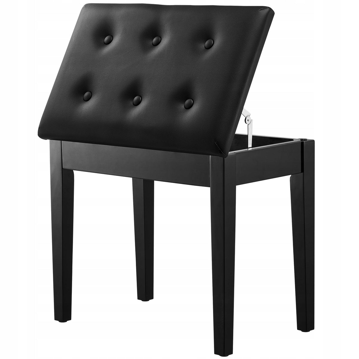 VEVOR PIANO STOOL WITH STORAGE ADJUSTABLE BENCH STRONG 560X350X485MM