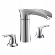 VEVOR ROMAN TUB FAUCET SET 3 HOLE 2 HANDLES SILVER STRONG