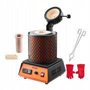VEVOR 1350W Digital Electric Gold Melting Furnace with Ceramic Crucible