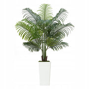 VEVOR 5FT ARTIFICIAL ARECA PALM TREE WITH WHITE POT STURDY AND STYLISH