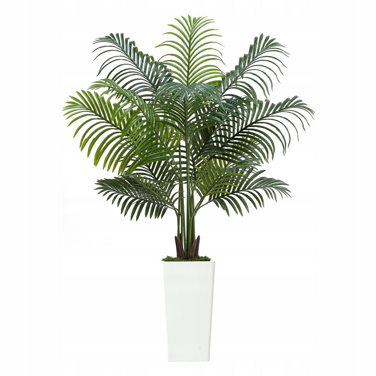 VEVOR 5FT ARTIFICIAL ARECA PALM TREE WITH WHITE POT STURDY AND STYLISH