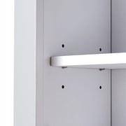 VEVOR BATHROOM WALL CABINET WITH 2 DOORS AND ADJUSTABLE SHELVES, WHITE