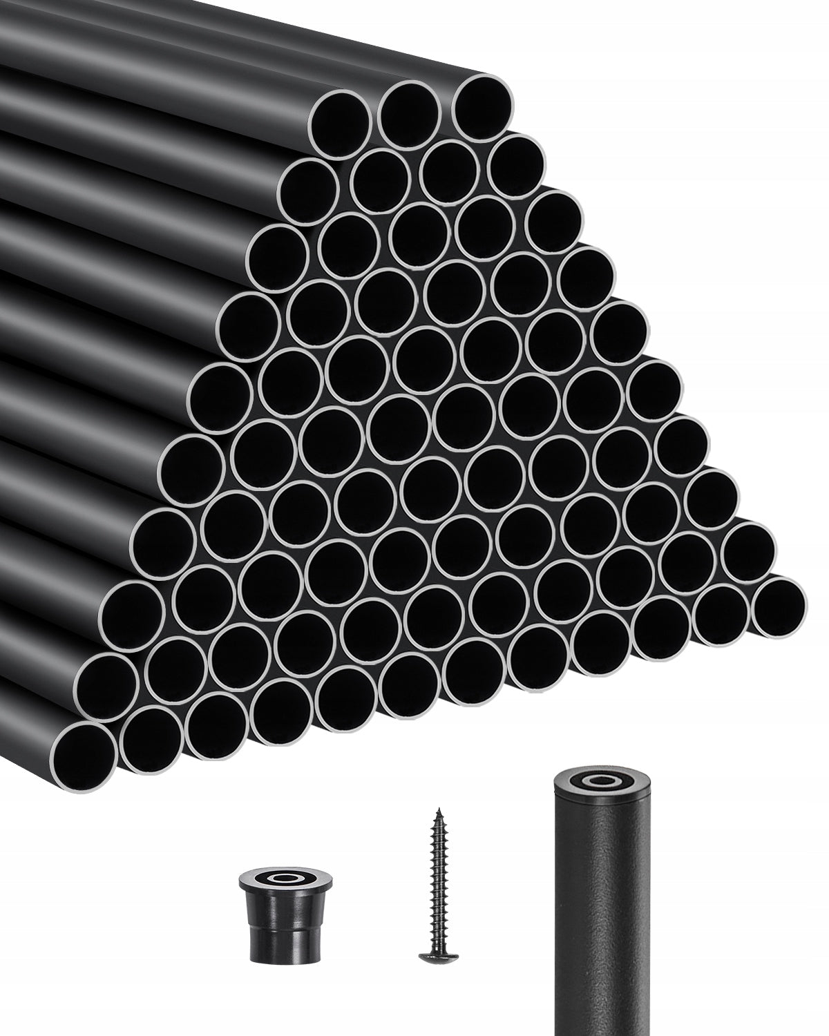 VEVOR Stair Balustrade 101 PCS Aluminum Stair Spindles Strong Matt