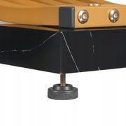 VEVOR CONSOLE TABLE 100X30X81 CM BLACK GOLD MODERN STURDY STRONG