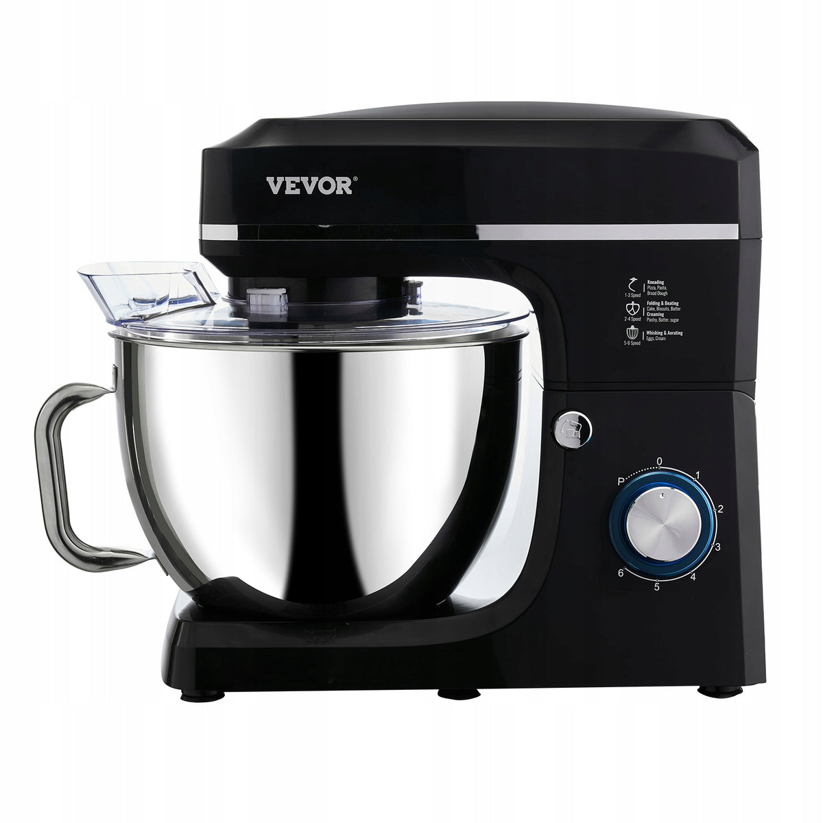 VEVOR 1400W 7.84L 6-SPEED PROFESSIONAL STAND MIXER WITH HEAD