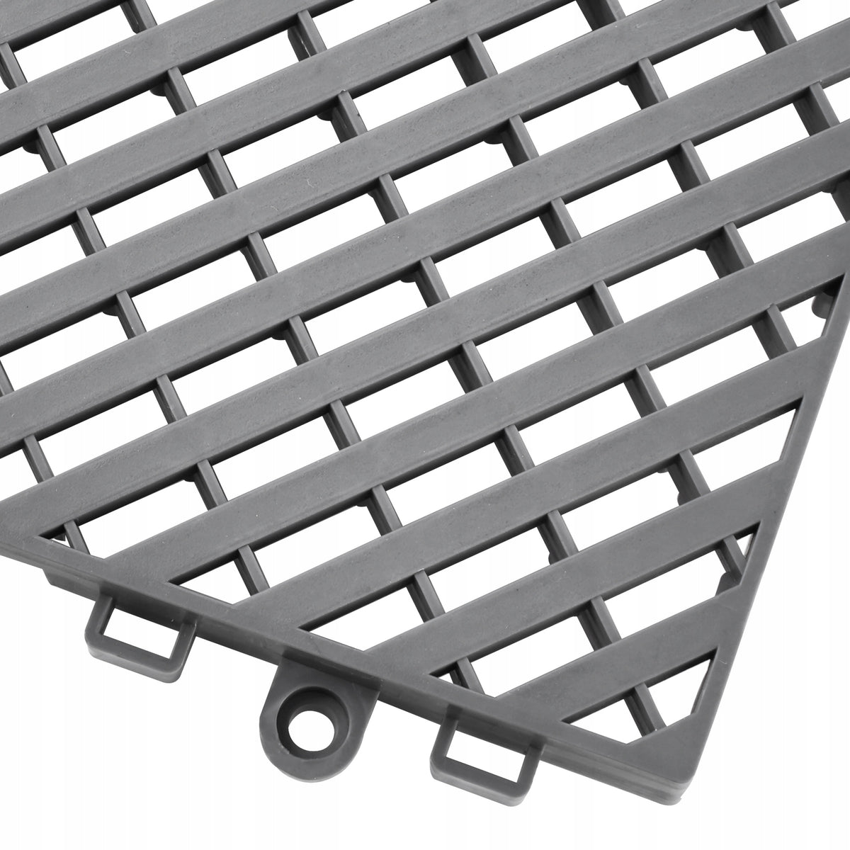 VEVOR MODULAR DRAINAGE MAT 24 PCS 15.7X15.7 INCH PP NON-SLIP