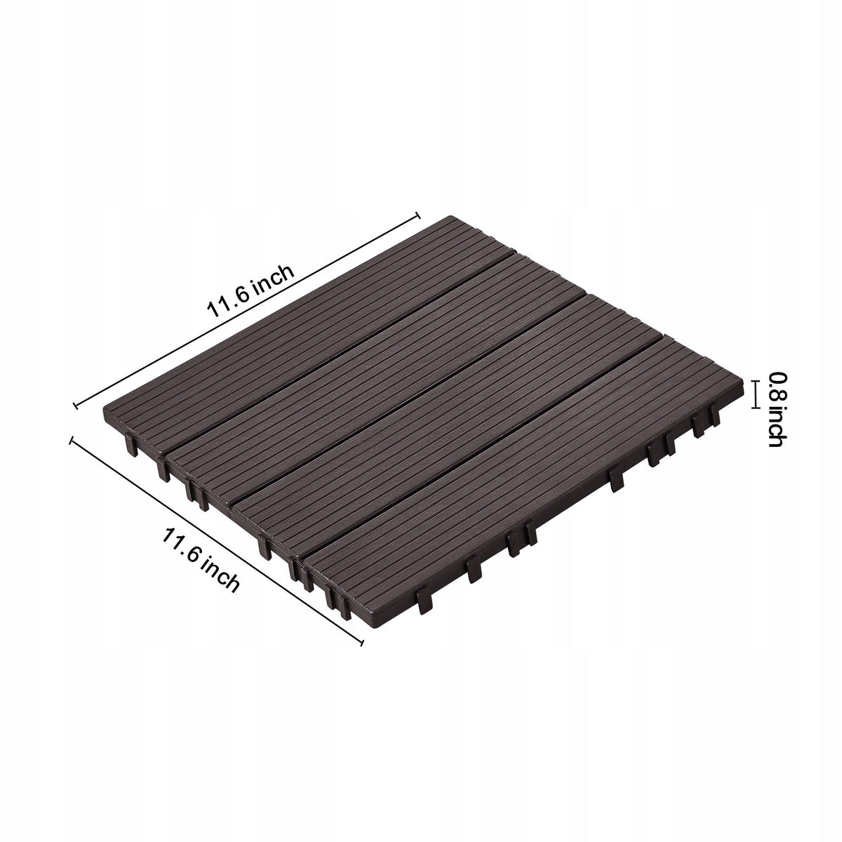 VEVOR DECK TILES 54 PIECES 295X295 MM STRONG WATERPROOF