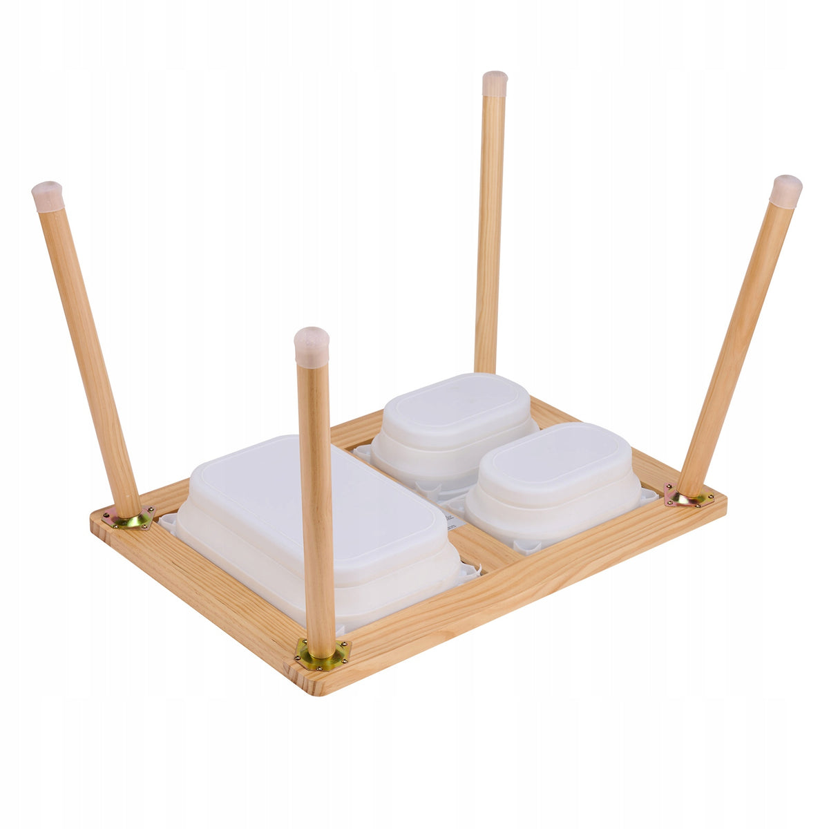 VEVOR PREMIUM SENSORY TABLE FOR TODDLERS WITH 3 FOLDABLE BINS