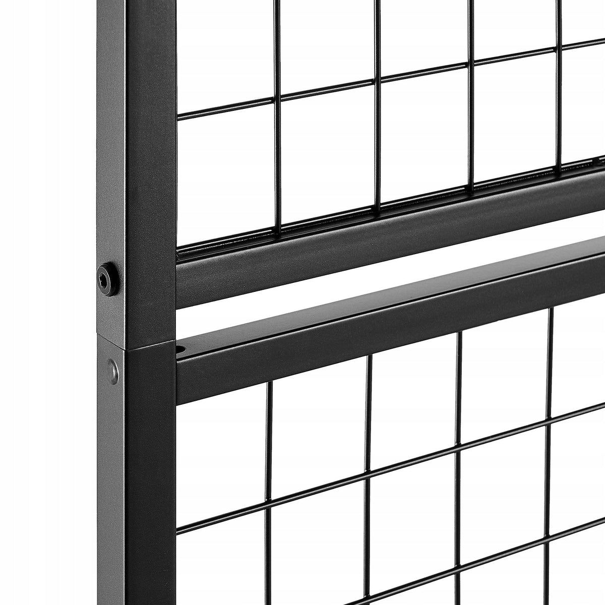 VEVOR LATTICE WALL PANEL 60X164 CM BLACK DISPLAY STAND WITH 10
